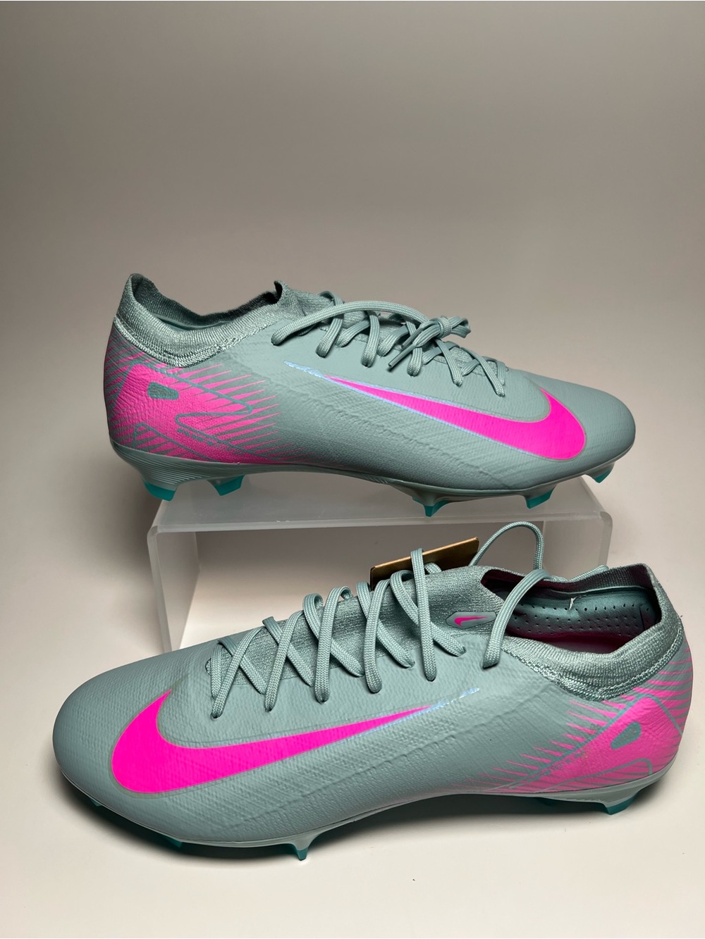 Nike Zoom Mercurial Vapor 16 Pro Soccer Cleats FG Prism Pack FQ8685-301 Mens 12